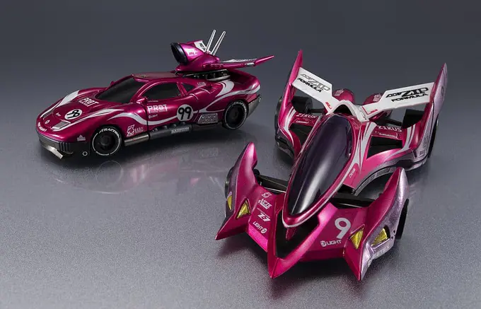 Future GPX Cyber Formula Collection -Heritage Edition- Vehicles 2-Pack Proto Jaguar Z-6 & Aoi Stealth Jaguar Z-7 | MegaHouse