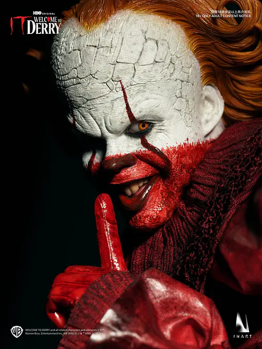 IT: Welcome to Derry Pennywise (Bloody Version) 1/6 Collectible Figure | INART photo 8