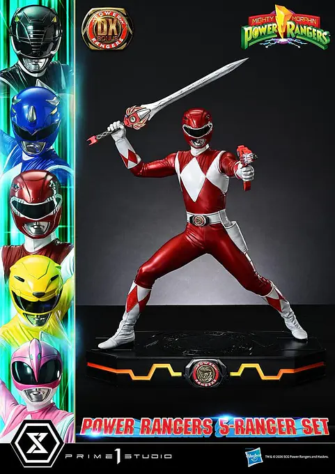 Mighty Morphin Power Rangers Premium Masterline Set of 5 Statues 1/4 Deluxe Bonus Version 62 cm - Prime 1 Studio photo 3