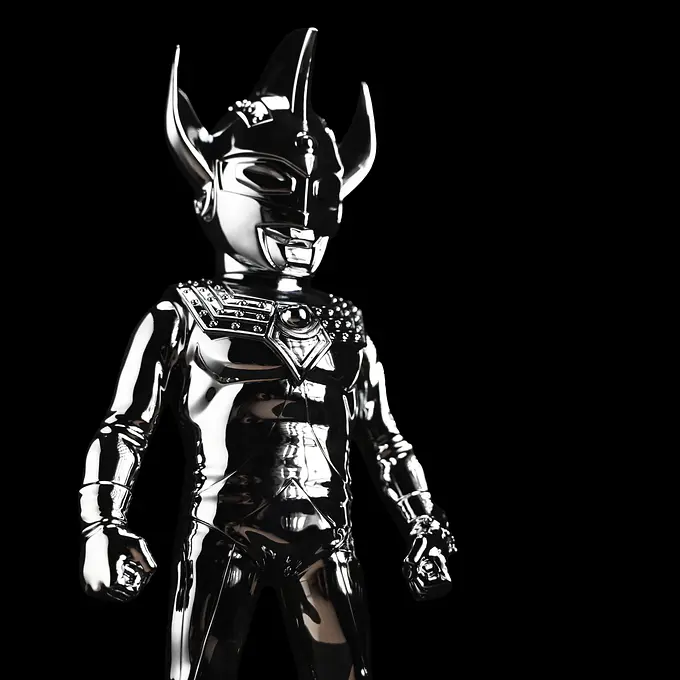 Ultraman Taro Silver Chrome Version Sofubi Figure | Planet-X photo 9