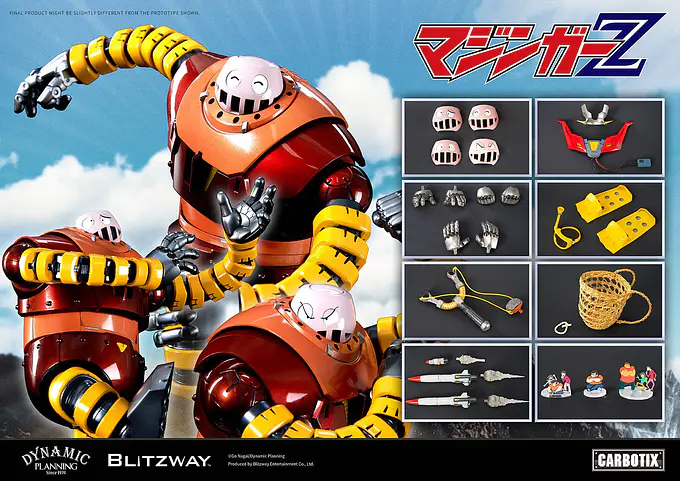 Mazinger Z Carbotix Action Figure Boss Borot (Reissue) | Blitzway photo 25