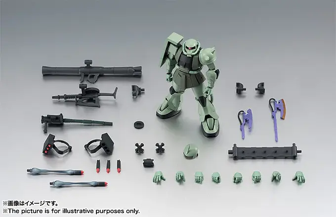 Mobile Suit Gundam Robot Spirits (Side MS) MS-06 Zaku II ver. A.N.I.M.E. Figure | Tamashii Nations photo 7