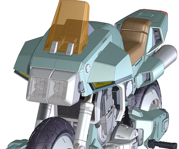 Genesis Climber Mospeada VR-052F Mospeada Stick 1/12 Model Kit | Hasegawa photo 7