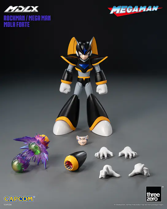 Mega Man MDLX Forte (Bass) Action Figure 10 cm | threezero photo 11