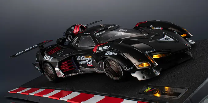 Asurada G.S.X RS Siren Variable Action Hi-Spec United Future GPX Cyber Formula Vehicle - threeMega photo 3