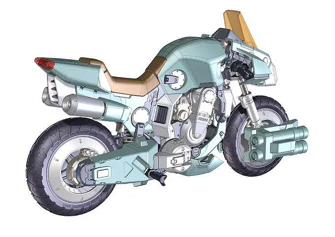 Genesis Climber Mospeada VR-052F Mospeada Stick 1/12 Model Kit | Hasegawa photo 3